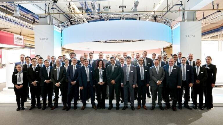 The Lauda team at ACHEMA 2018