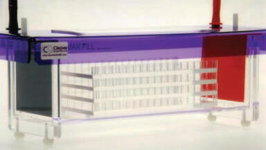 High Throughput Electrophoresis Unit Saves Time And Space