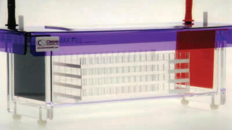 High Throughput Electrophoresis Unit Saves Time And Space