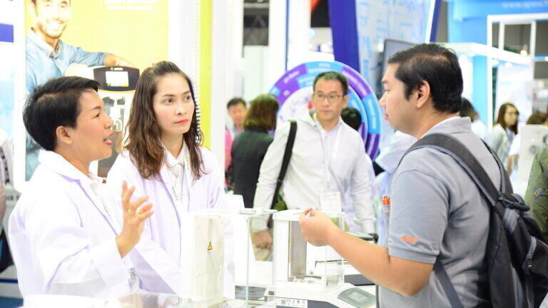 Exhibitors were able to demonstrate their products to buyers.