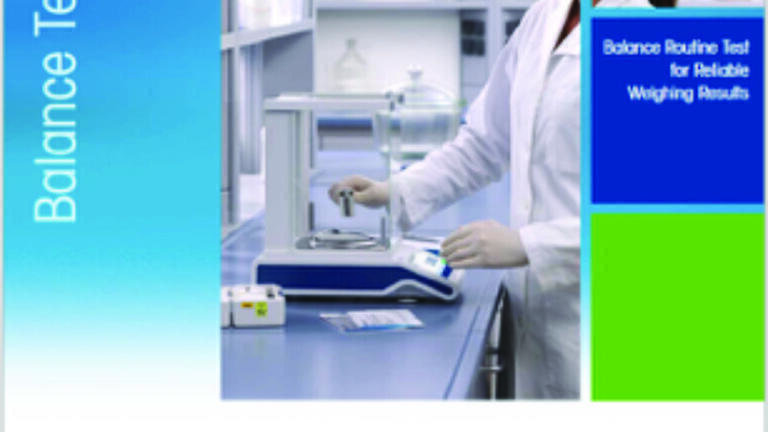 How to Carry Out Routine Testing of Lab Balances Correctly