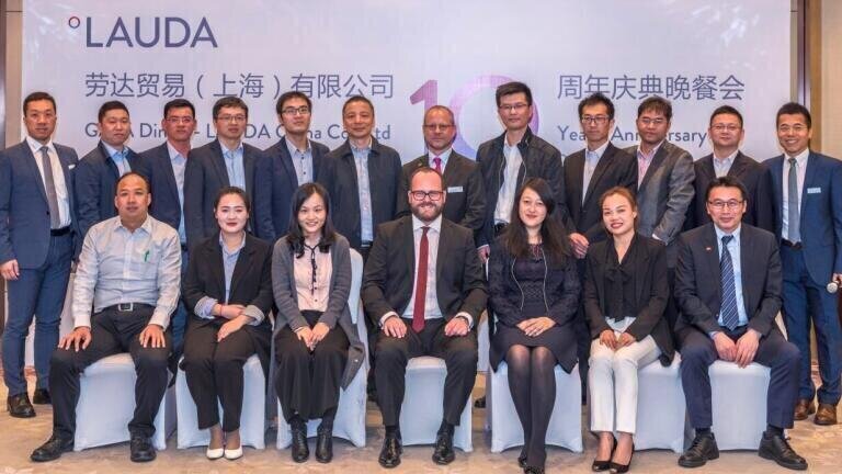 Lauda Celebrates Ten Years in China