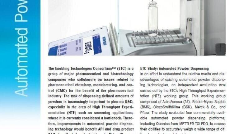 ETC Powder Dispsensing Case Study