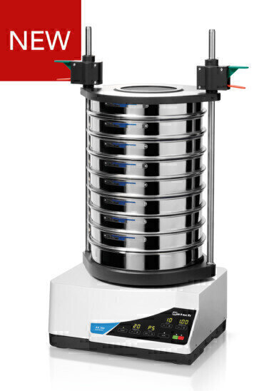 New Vibratory Sieve Shakers make Sieve Analysis More Convenient