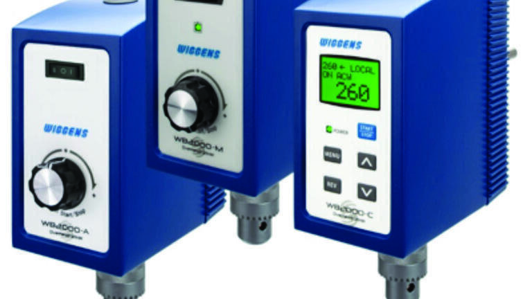 Overhead Stirrers Combine Power and Intelligence
