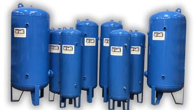 Vertical Air Receivers now Available in Four Sizes