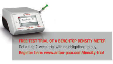 New 4-digit Density Meter Sets the Standard in Measurement Technology