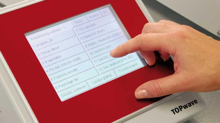 Microwave assisted sample preparation on top ? TOPwave