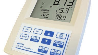 MW151 pH/ORP/Temp GLP Logging Bench Meter