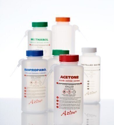 Introducing the new Azlon<sup>®</sup> Round Integral Wash Bottle