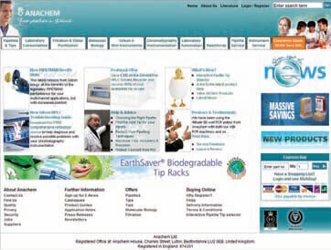New Look Anachem Web Site