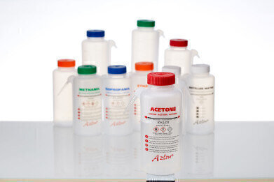Azlon Round Vented Integral Wash Bottle - Solutions to suit your liquid handling needs