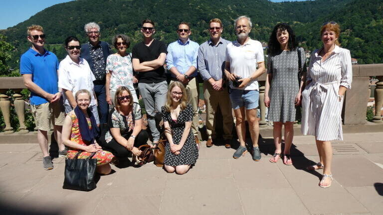 The guided tour of Heidelberg Castle following the Awards Ceremony.