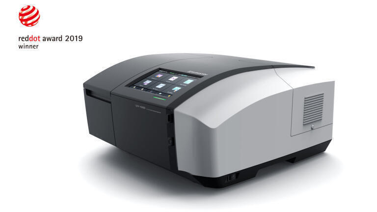 One of the winners of the Red Dot Design Award 2019 in the product design category: Shimadzu’s UV-Vis spectrophotometer UV-1900.