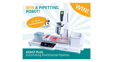 Win an ASSIST PLUS Pipetting Robot from INTEGRA