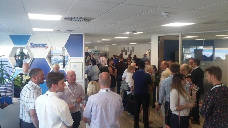 Over 100 staff, partners, press and customers attended the event.
