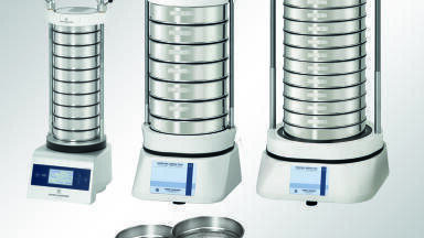 Sieve Shaker Range Provides Particle Analysis of 3 to 20 kg Bulk Material