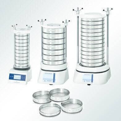 Sieve Shaker Range Provides Particle Analysis of 3 to 20 kg Bulk Material