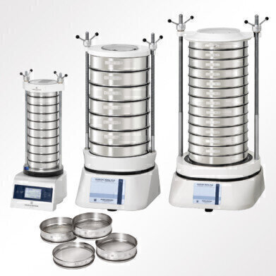 Test sieve shakers of HAVER & BOECKER convince at the traditional particle analysis of 3 to 20 kg bulk material for decades.