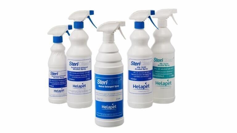 Clean it first with new SteriClean® Neutral Detergent