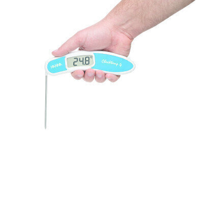 HI151 Checktemp®4 Temperature Testers with folding probe and five-point factory calibration