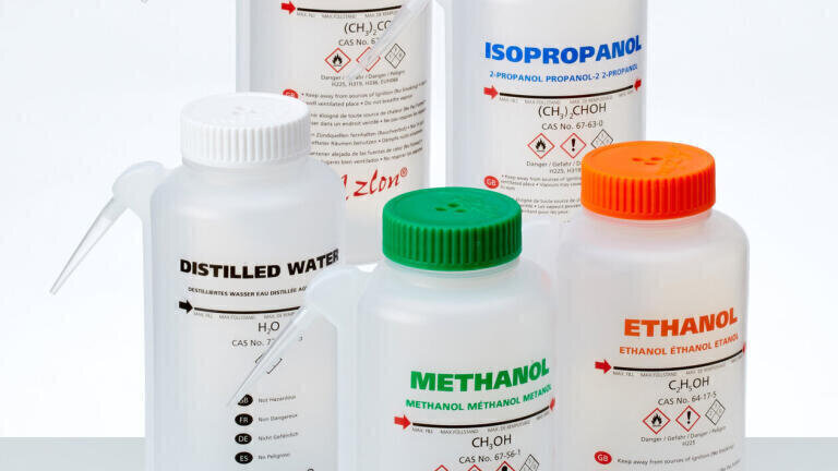 New Round Vented Integral Wash Bottle Makes Solvent and Liquid Dispensing Safe and Easy