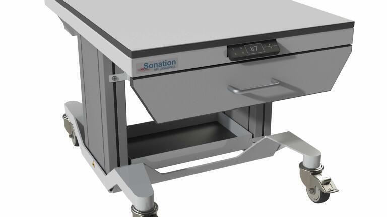 New Mobile Table Series for Lab Devices Withstands Large Mechanical Loads