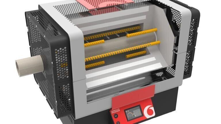 Internal visualisation of a 3-Zone Universal Tube Furnace.