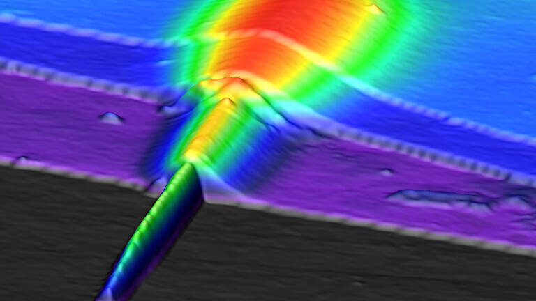mmc2019 1st Place Scanning Probe Microscopy. Pablo Ares, University of Manchester: Graphene Connecting the World (Credit RMS)