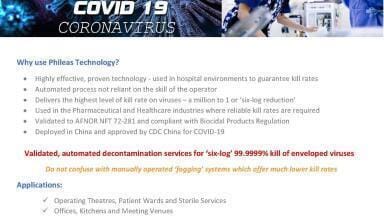 New Decontamination Service Delivers High-Level Virus Kill Rate