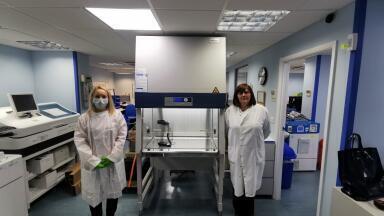 Microbiological Safety Cabinet Donated to COVID-19 Virus Testing Site