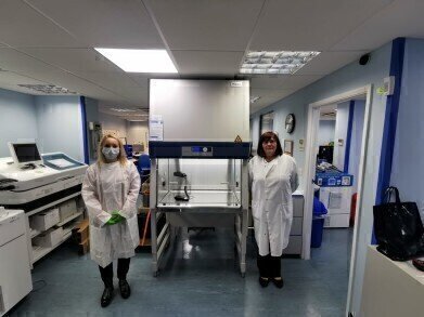 Microbiological Safety Cabinet Donated to COVID-19 Virus Testing Site