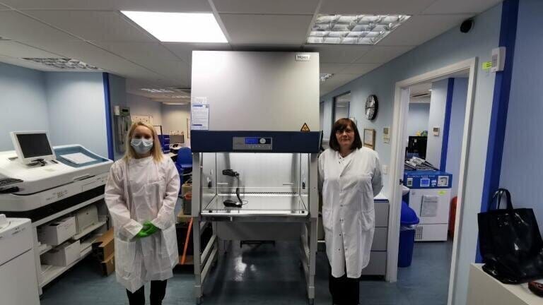 Microbiological Safety Cabinet Donated to COVID-19 Virus Testing Site