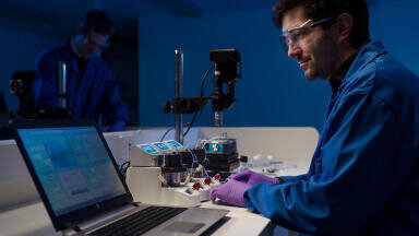 Collaboration to Scale-up Nanoparticle Manufacturing for COVID-19 Diagnostic Tests