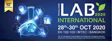 New Dates for Thailand Lab International: Get Ready to Celebrate the 10th Anniversary of the Show in October 2020