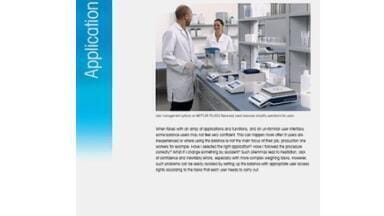 Application Note: Customising Access Rights on Balances Improves Productivity
