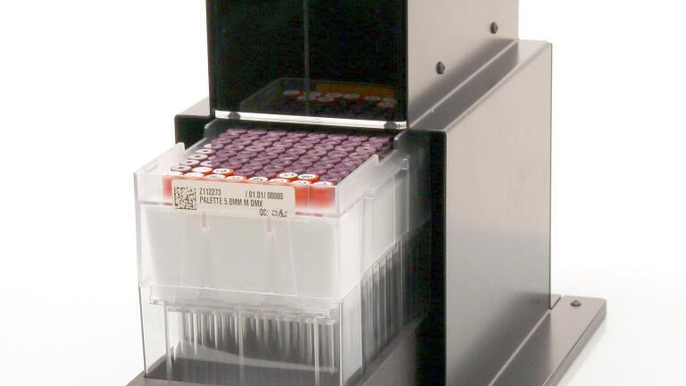 2D-Barcoded NMR Tube Scanner