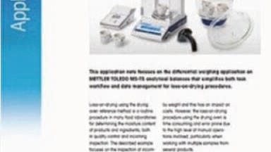 Differential Weighing Application Method Streamlines Loss-on-Drying Procedures