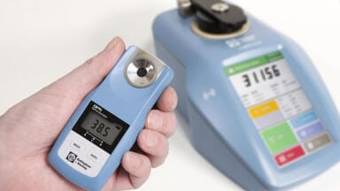 Versatile Digital Handheld Refractometer Features an Onboard Library of 50 Commonly Used Scales