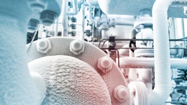 The use of liquid nitrogen as a refrigerant permits temperatures of -196°C. This means that the desired -80°C is quickly reached. (Image: LAUDA)