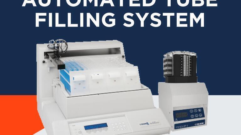 Customisable, low-cost automated tube filling system – ideal for VTM