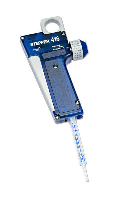 New crystal blue repeater pipette Stepper™ 416