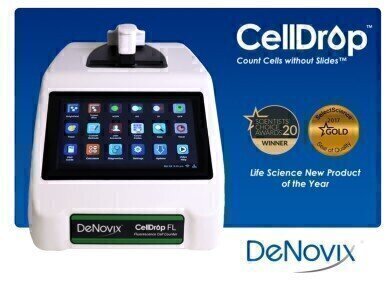 DeNovix CellDrop™ Automated Cell Counter Receives Second Major Accolade of 2020