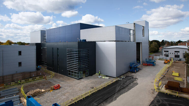 Satellite Test Facility Construction Progresses Forward