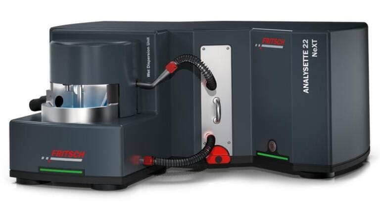 NEW: Laser Particle Sizer ANALYSETTE 22 NeXT – particle size measurement usually in less than 1 minute