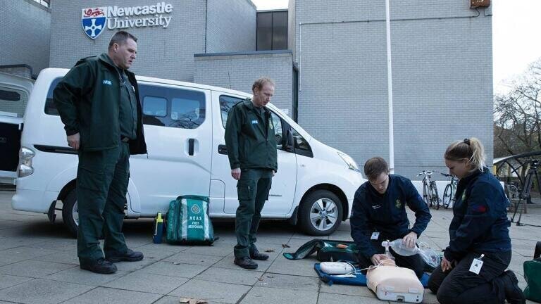 First Responders trained by NEAS staff (Credit: University of Newcastle)