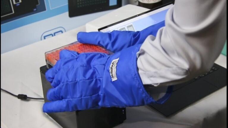 Scanning and Decoding Tube Racks Direct from Low Temperature Storage
