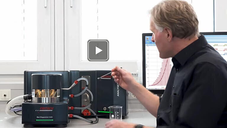 Experience the Laser Particle Sizer ANALYSETTE 22 NeXT in action.