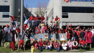 Seeing Red - Charity Antics Go Global