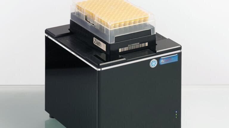 The Ziath DataPaq™ Cube Tube Rack Reader.